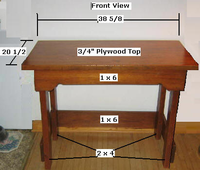 Free Simple Desk Plans